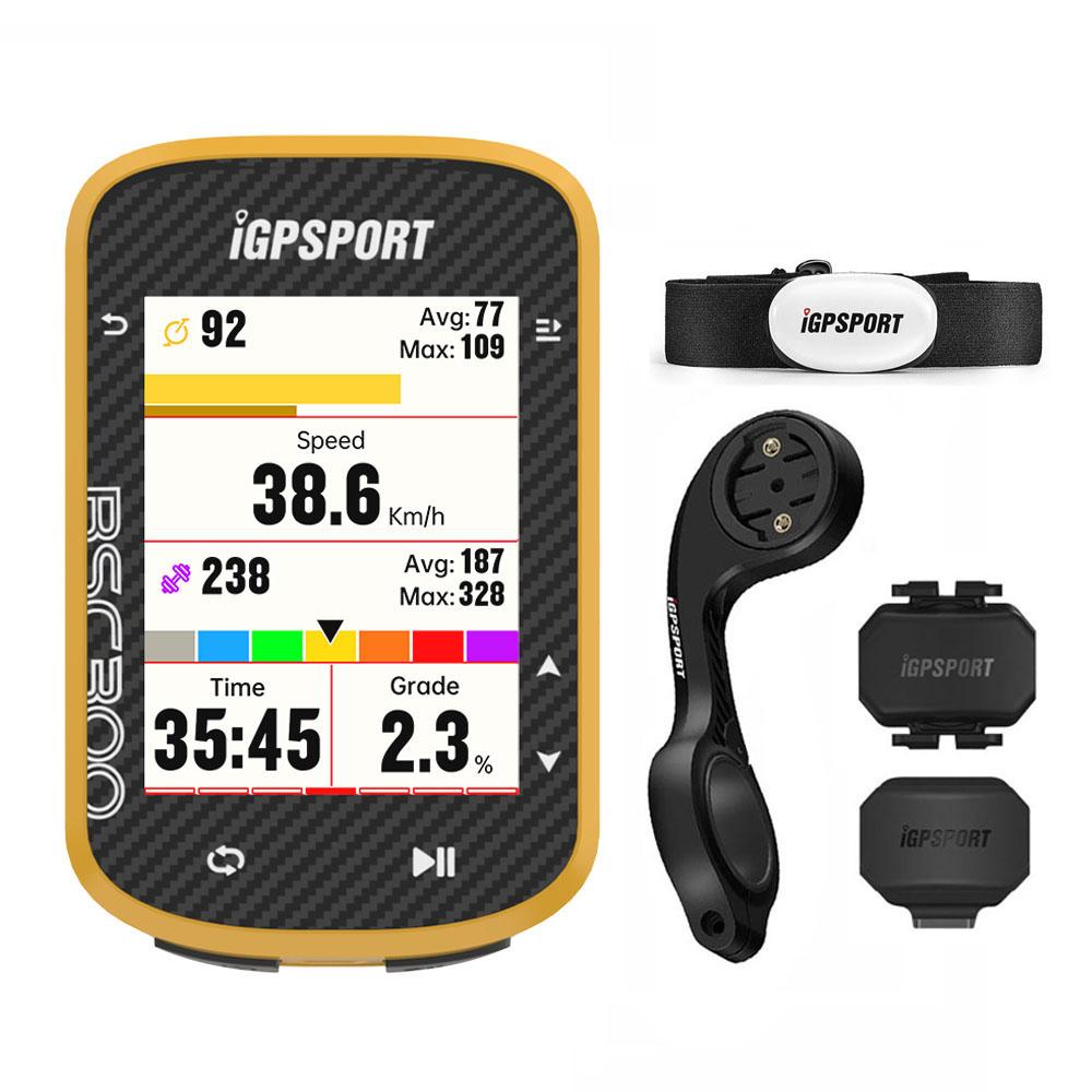IGPSPORT BSC300 Велокомпьютер GPS Навигация по глобальной карте для велоспорта Беспроводной велокомпьютер Поддержка 8 типов датчиков