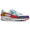 Nike Женские кроссовки Air Max 90 Safari Mix White Light-Curry Habanero-Red DH5075-100