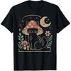 Mushroom Christmas Tree Merry Christmush Cottagecore T Shirts Cotton Humor Streetwear Tee Short Sleeve Unisex Loose Clothing