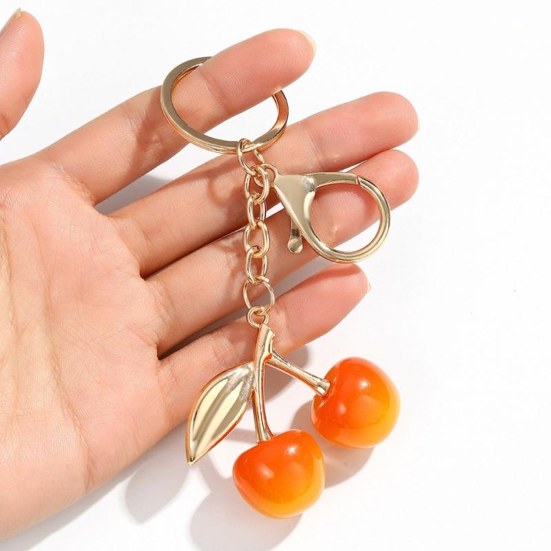 Подвеска-брелок Cherrys, симпатичный, прочный, из смолы, для сумок и автомобиля, модный аксессуар для законодателей моды