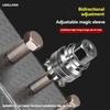 Multi Functional Universal Socket Tool, Adjustable Sleeve, Multifunctional Hexagonal Screw Nut