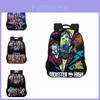 Двухлямочный рюкзак Monster High для школы, подростковый, с полиэстеровым принтом