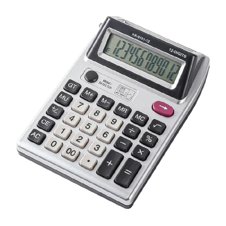 Professional Double Screen Calculator 12 Digits Accuracy Durability ABS Build For Team Meetings And Budget Management