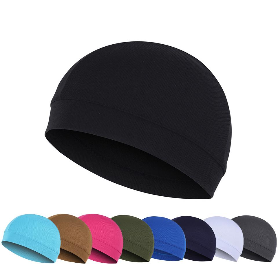 1Pcs Summer Breathable Mesh Cycling Cap Quick Dry Bike Helmet Liner Motorcycle Running Sports Hat Mesh Breathable Unisex