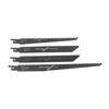 4Pcs Sabre Saw Blade Jigsaw Cutter Reciprocating Cutting Tool Set Kit for Wood Plastic Metal