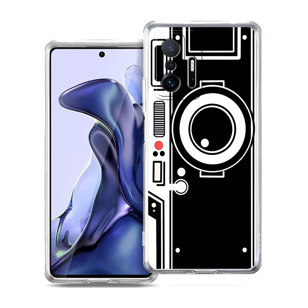 Чехол для телефона Камера Радио Кассета Для Xiaomi 14 13 12 Lite Mi 11 11X 13T 12T 11T Для Poco X5 X4 X3 NFC F5 F4 M4 Pro 5G Обложка