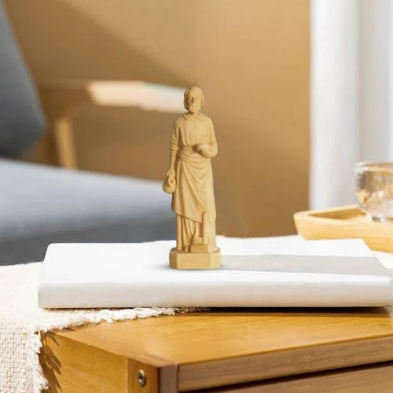 Saint Joseph Statue Carpenter Joseph House Selling Blessing Resin Figurine Sculpture Father of Jesus Desktop Decoration Ornament Gift