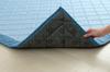 IKEHIKO Randa Blue Rug, Rectangular, Approx. 180 x 240 cm, Cool to the Touch, Hand Washable, Quilted, Non-Slip, Simple Design, #1294230045101
