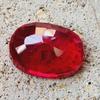 82.00Ct Natural Mozambique Red Ruby Oval Cut Certified Loose Gemstone