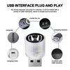 2025 Car New Honda 1Pcs USB Car LED Light Auto Interior Atmosphere Light Emblem For Honda Jazz City Civic Inspire Accord FIT HRV