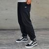 Vans Штаны мужские спортивные с манжетами из плотной трикотажной ткани с флисовой подкладкой, черные VN0A3HKNBLK