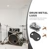 5 Pcs Drum Set Ear Metal Lugs Claw Hooks Accessories For Parts Connectors Instrument Supplies