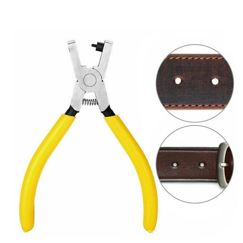 2 PCS Hole Punch Plier Punch Tool Eyelet Puncher Snap Tool Universal Hole Pliers  Belt