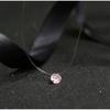Star Necklace Meteorite Pendant Transparent Fishing Line Invisible Women Zircon Pendants Necklace Jewelry