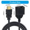 Высокоскоростной удлинитель Hdmis Четкий 1080p Удлинитель Hdmis Поддержка Ethernet 1,5 м Прочная конструкция для автомобильных устройств