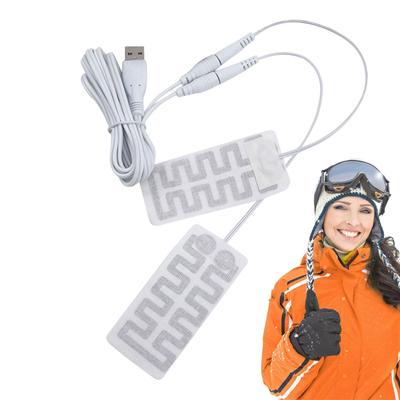 USB Нагревательная подушка для одежды Электрическая нагревательная подушка для перчаток Зимний электрический нагревательный лист Нагревательная грелка для жилета куртки