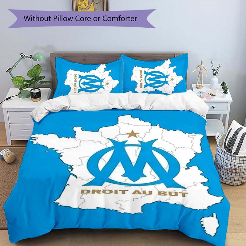 3pcs Marseille pattern bedding set duvet cover set includes duvet cover &pillowcases, perfect all season bedroom decoration & gift