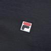 Fila Вязаная повседневная футболка-поло с коротким рукавом и принтом логотипа для мужчин, цвет легендарный синий F11M411102F-NV