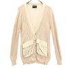 Long Sleeve Cardigan M Beige Men's Used