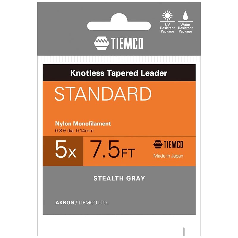 TIEMCO Леска-поводок Стандартная 7.5ФТ 5X