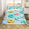 Erosebridal Ice Hockey Bedding Set Twin Hockey Player Duvet Cover for Kids Boys Girls Teens Juvenile Sports Game Comforter Cover Set Soft Mi