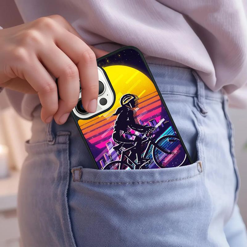 Горный велосипед Велосипед MTB Чехол для телефона Для iPhone 17 Air 15 16e 14 13 Pro Max Coque 12 11 Pro Max PLUS чехол