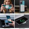 For Samsung Galaxy Note20 Magnetic Case JEEHOOD J10 Leather Back Phone Cover with Detachable Card Holder Kickstand