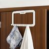 Hanger Behind The Door Non-punching Wall Hanging Seamless Coat Rack Top Invisible Coat Hook Six Hook Behind The Door Hanging Clothes Rack