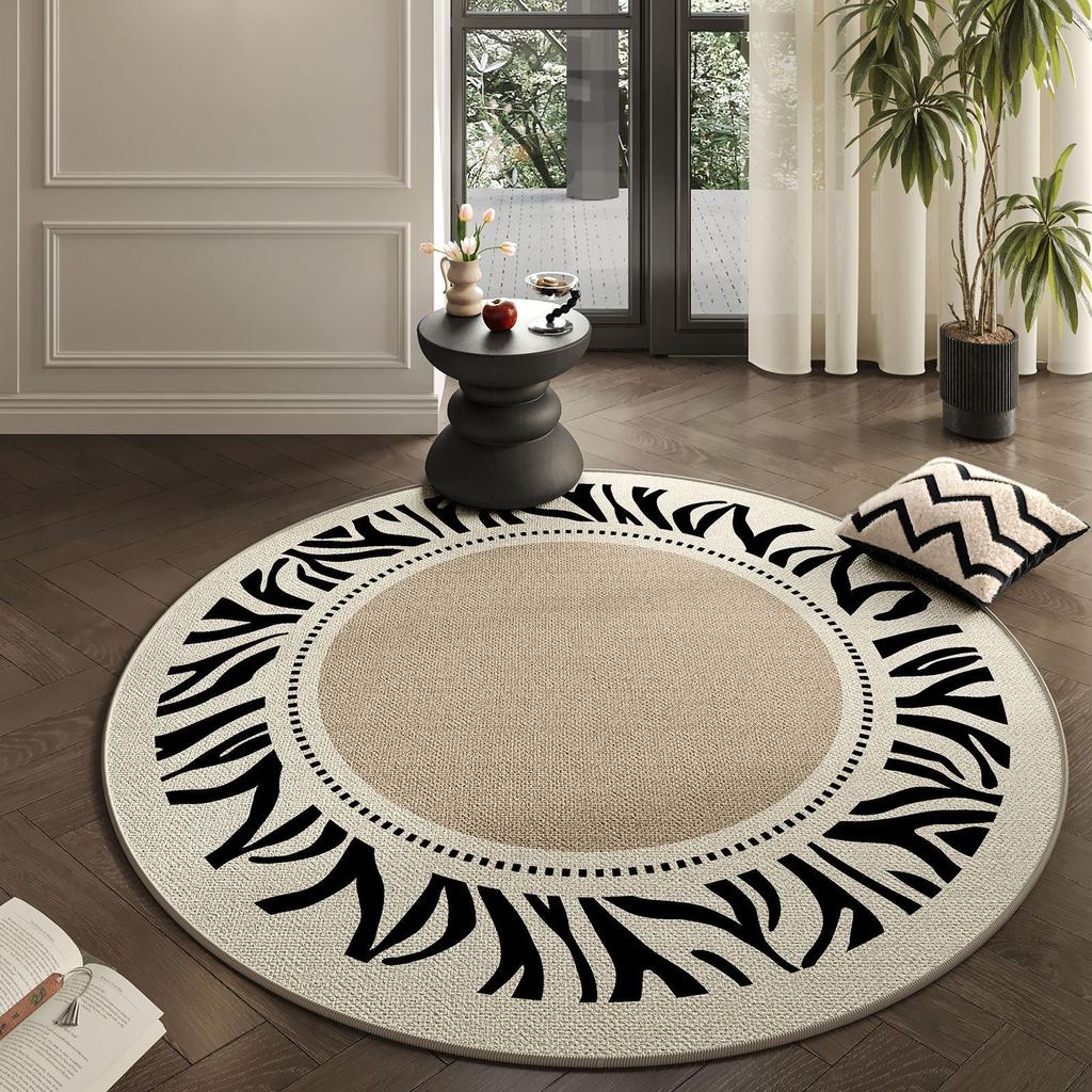 Living Room Carpet Dirt Resistant Easy To Maintain Modern Simple Non Slip Mat Easy To Maintain Circular Carpet
