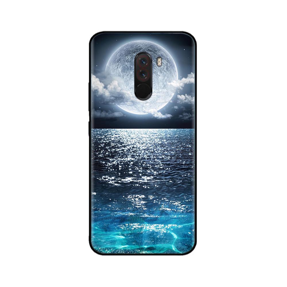 Phone Case For Xiaomi Pocophone F1 Global Case Pocofone F1 Silicone Soft TPU Back Cover For Xiomi Poco F1 Case Black Bumper
