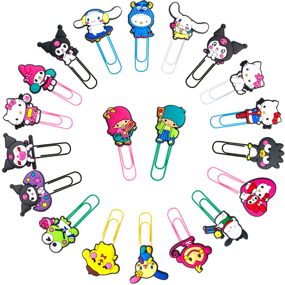 Милый мультяшный ПВХ скрепка-закладка в форме буквы U от Sanrio