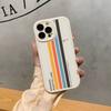 Геометрический арт-кейс в стиле Баухаус для iPhone 15 Pro Max 16 Plus 14 Pro 11 13 12 Mini X Xr Xs 7 8 Se Чехол из кожи ягненка