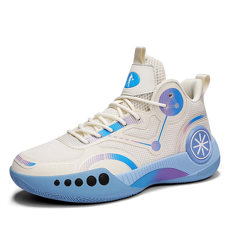 Basketball Shoes Male Sports Produce New Lightweight Soft Sole College Sports Shoes All Fashion Breathable Shock Absorber Flick