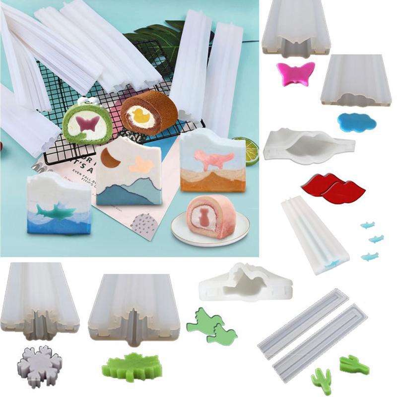 Различные формы силиконовая форма для мыла бабочка дельфин круглая сердечная трубка трубка мыло форма креативный DIY ручной инструмент для мыловарения