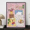 Diamond painting art kit cute cat bedroom flower handmade diy home decoration painting