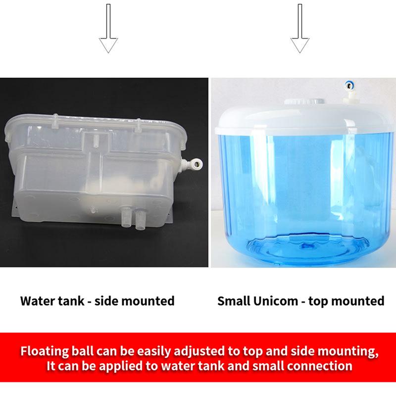 1 шт. Пластиковый поплавковый клапан Регулируемый Автоматический залив Поплавковый шаровой клапан Переключатель контроля воды Вход для бака водонапорной башни