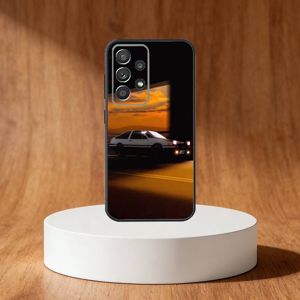 JDM Car AE-86 Phone Case For Samsung S25,S24,S21,S22,S23,S30,Ultra,S20,Plus,Fe,Note,10,9,5G Black Cover
