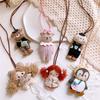 Cartoon Animal Sweater Necklace Girls Sweet Clothing Pendant Cute Sweater Chain