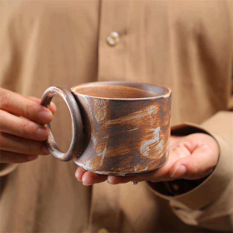 Creative Medieval Ceramic Mug Vintage Coffee Cup Ceramic Cup Nordic Afternoon Tea Cup