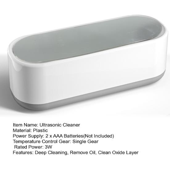 Ultrasonic Glasses Cleaner Strong Cleaning Ability Wireless 360 Degree Cleaning Ultrasonic Jewelry Cleaner Glasses Cleaning Tool