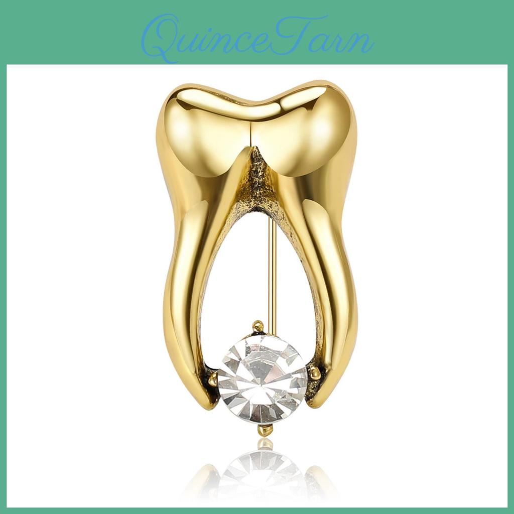 Series Medical Retro Creative Alloy Teeth Brooch Fashionable Personalized Clothing Accessories Chest Flower