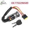 YAOPEI 7702296589 цилиндр замка зажигания и ключ переключения для Renault Logan Dacia Sandero Clio 7701471098 7701471220 6601551102