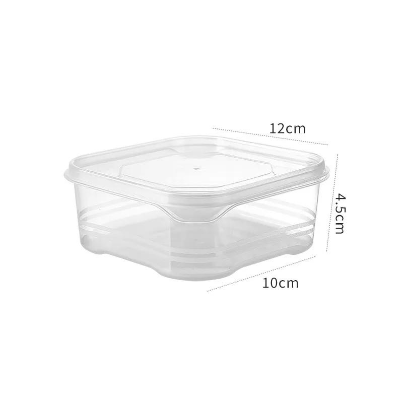 350ml Transparent Frozen Meat Box Storage Box Food Grade Fruit Freezing Multifunctional Refrigerator Special Sealed Fresh-Keeping Box YLE533