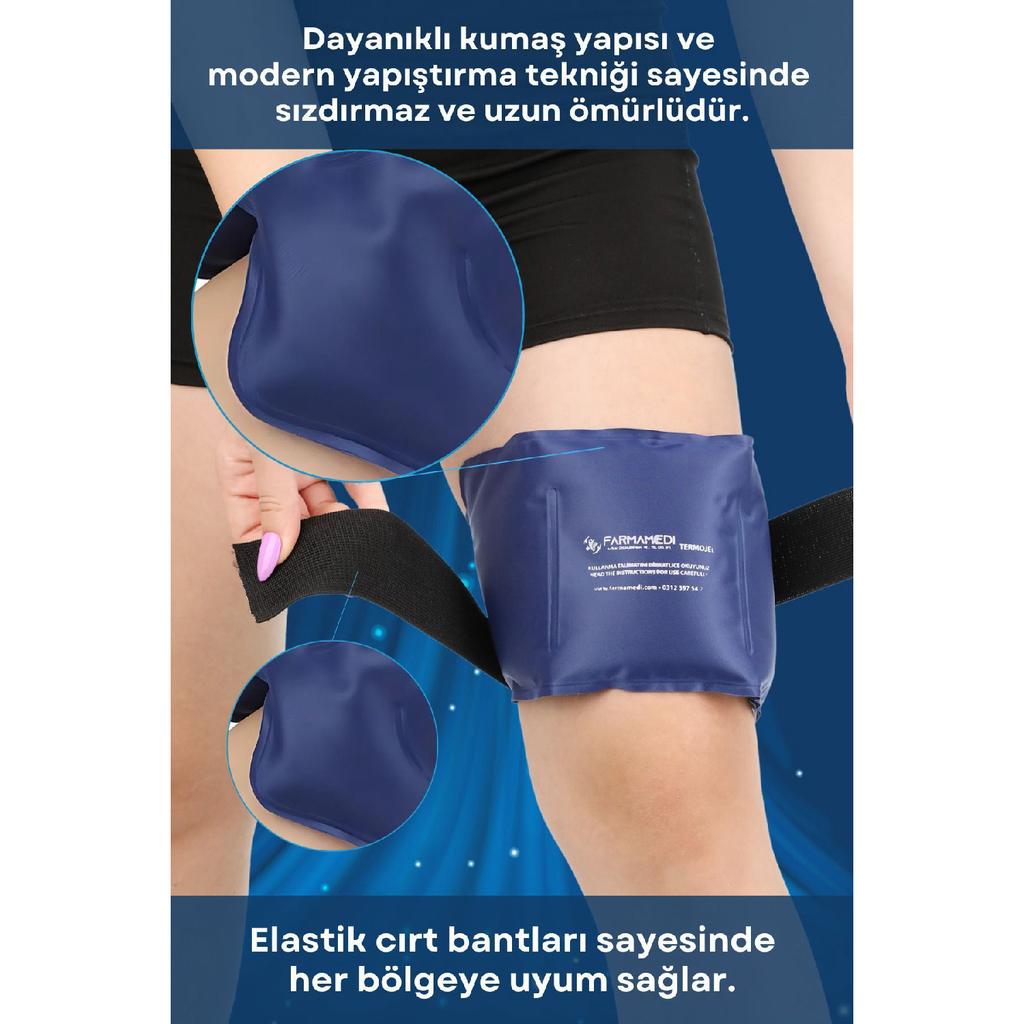 Waist Shoulder Back Big Hot Cold Compress Abdomen Menstrual Pain Menstrual Belt Fabric Thermogel Ice Thermo Gel