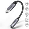 Аудиоадаптер Type C 2 в 1, PD 60 Вт, быстрая зарядка, USB C на 3,5 мм Jack, для 15/16 Samsung Huawei