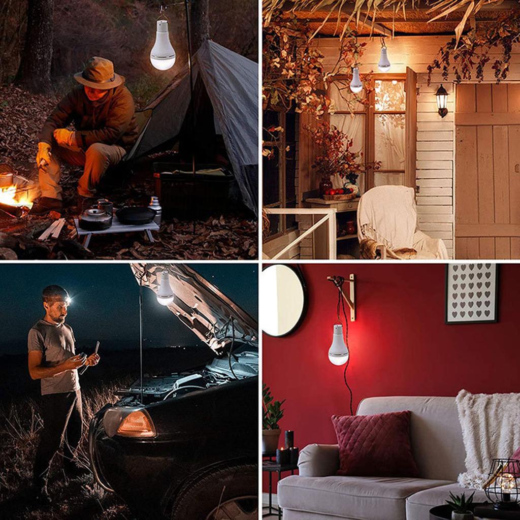 Светодиодная лампа на солнечной энергии для использования в помещении и на открытом воздухе, аварийная лампа, портативный светильник для ночных рынков, кемпинга