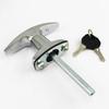 Secure Locking T Handle For Truck Camper Shell And Truck Canopy Constructed From Zinc Alloy And Copper Materials