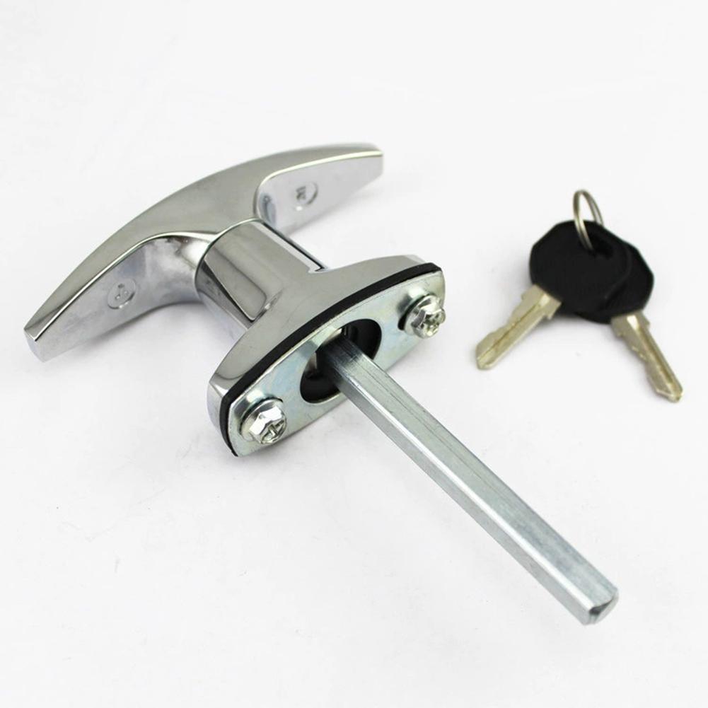 Secure Locking T Handle For Truck Camper Shell And Truck Canopy Constructed From Zinc Alloy And Copper Materials
