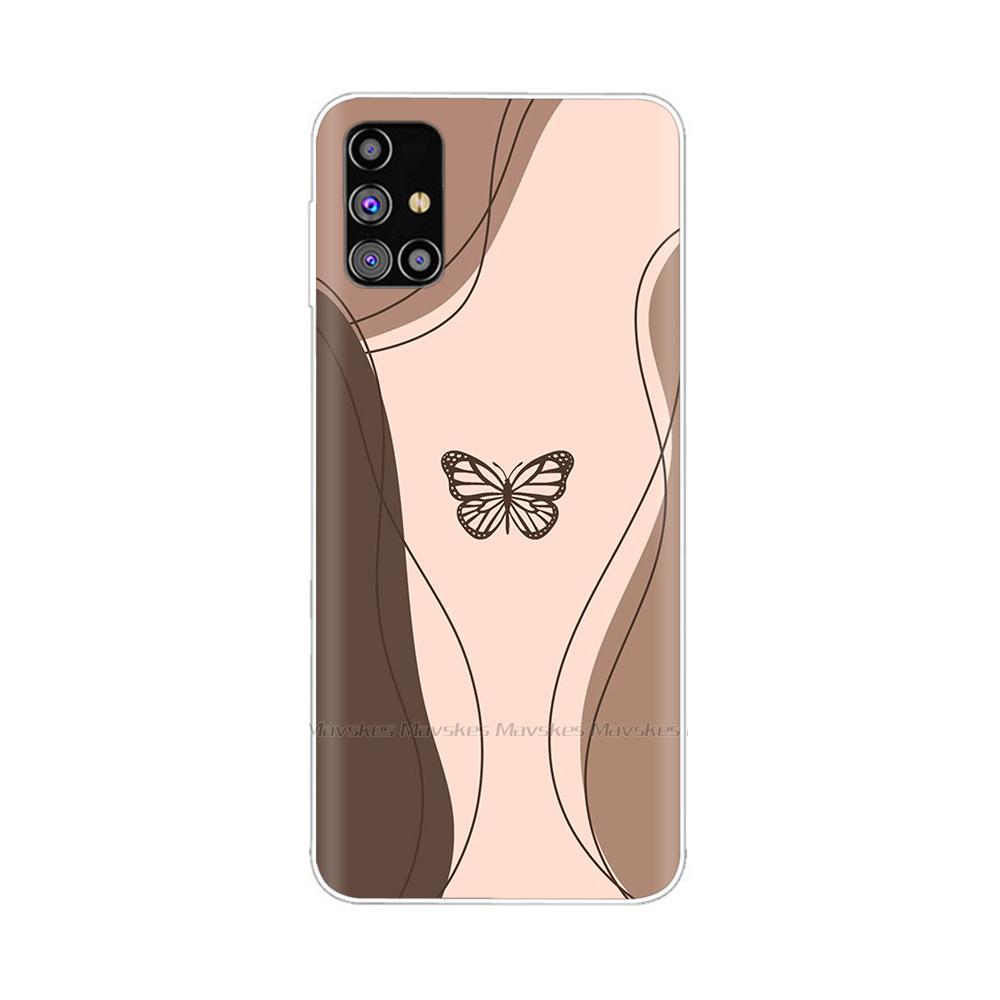 Чехол для Samsung Galaxy M51 SM-M515F Чехол для телефона Креативный Полная защита Задняя крышка из ТПУ Для Samsung M51 M 51 Мягкий силикон Funda