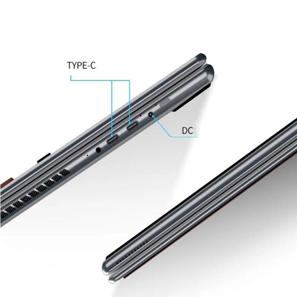 GZBOX 13,5-дюймовый двойной сенсорный экран 2-в-1 ноутбук с Windows 11 Pro Intel Alder Lake N100 до 3,4 ГГц 16 ГБ DDR5 2 ТБ SSD